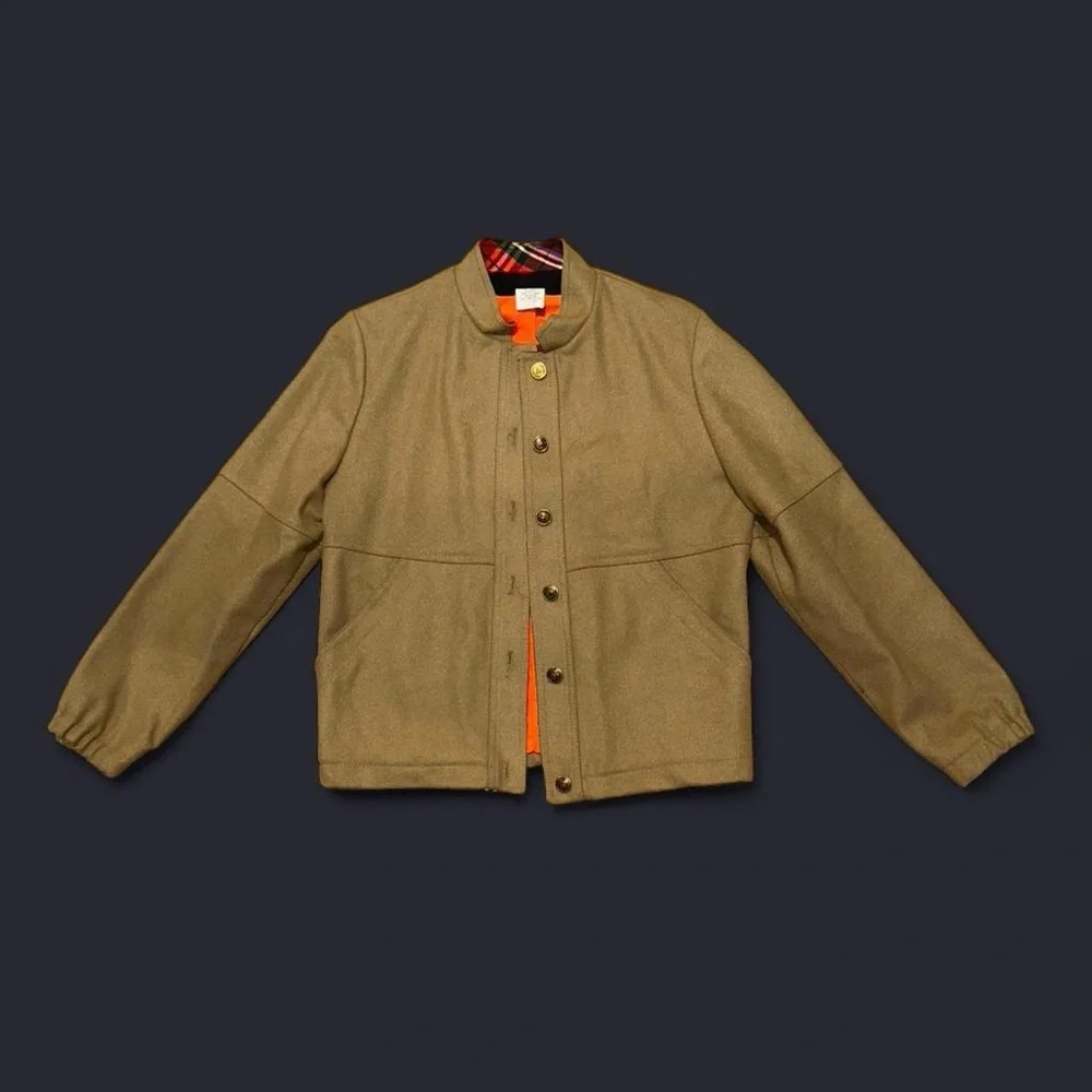 Vintage 50s Wool Field Jacket in Tan Women’s Size Small - Picture 2 of 8